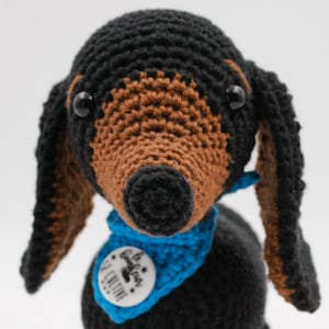 Toby the dachshund PDF crochet pattern image 6