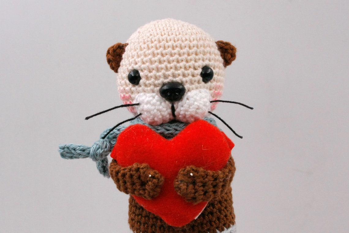 Crochet Pattern James the Mini Sea Otter Etsy