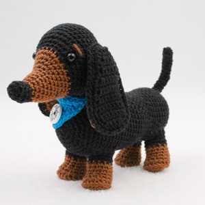 Toby the dachshund PDF crochet pattern image 7