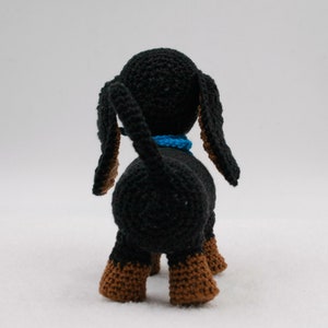 Toby the dachshund PDF crochet pattern image 8