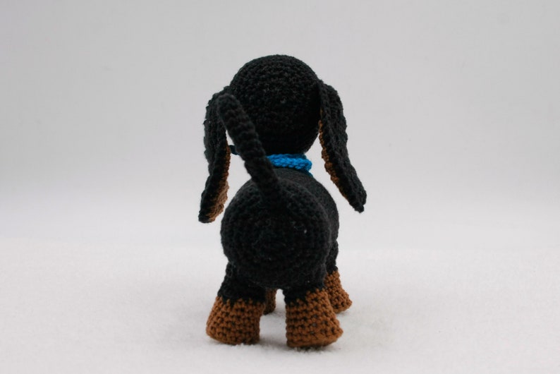 Toby the dachshund PDF crochet pattern image 8