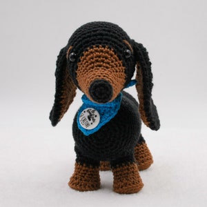 Toby the dachshund PDF crochet pattern image 5