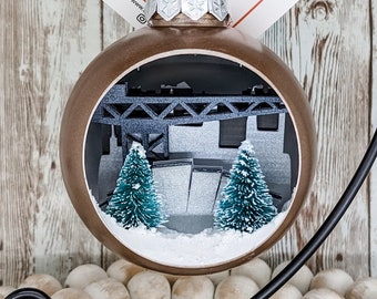 Glasgow Diorama Ornament