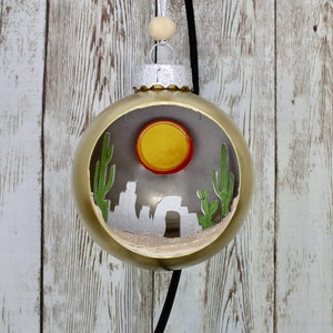 Desert Diorama Ornament