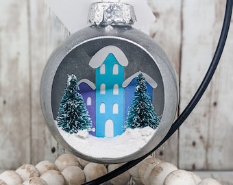 City Scene Diorama Ornament