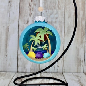 Beach Diorama Ornament