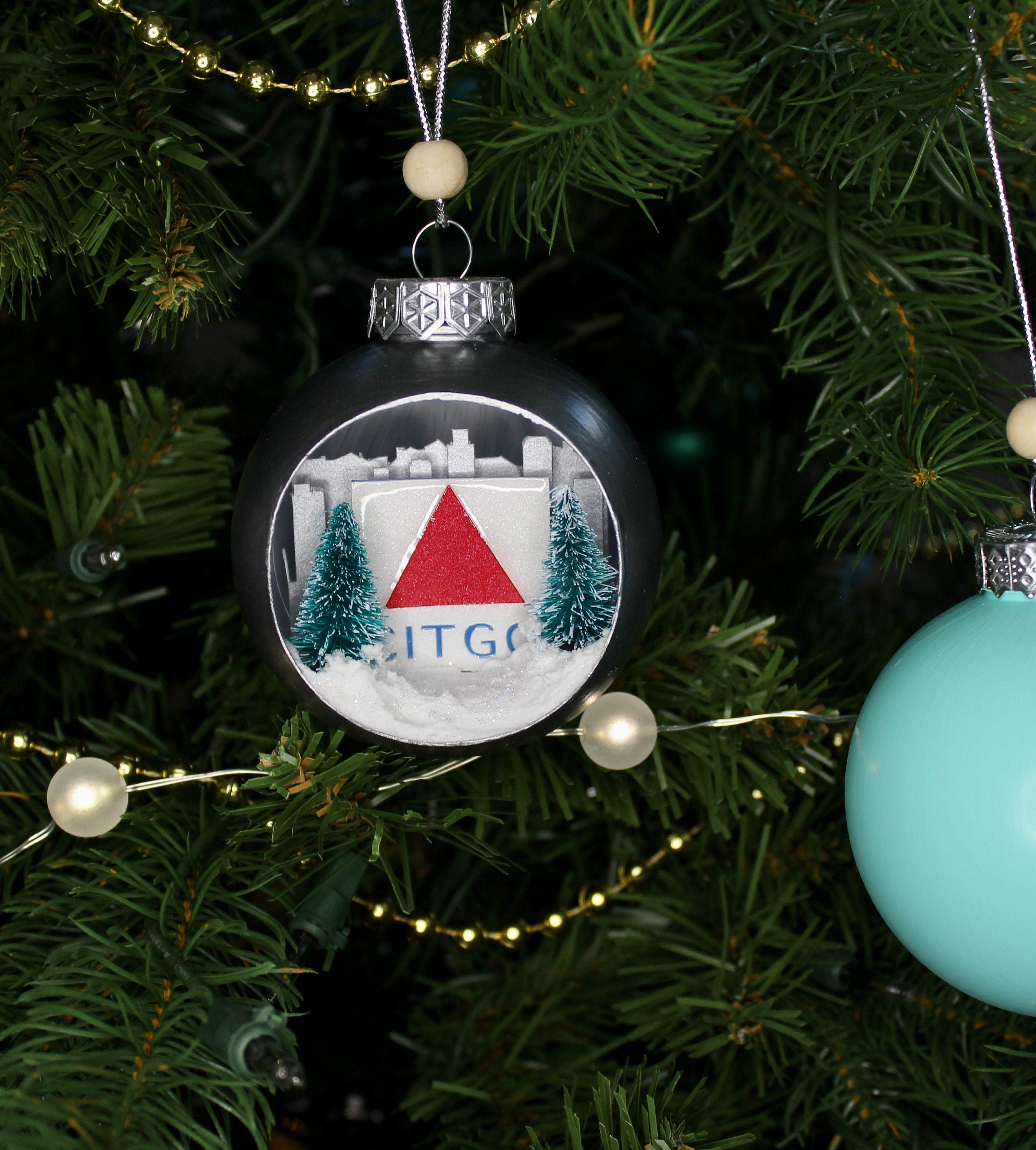 Boston Ornament Etsy