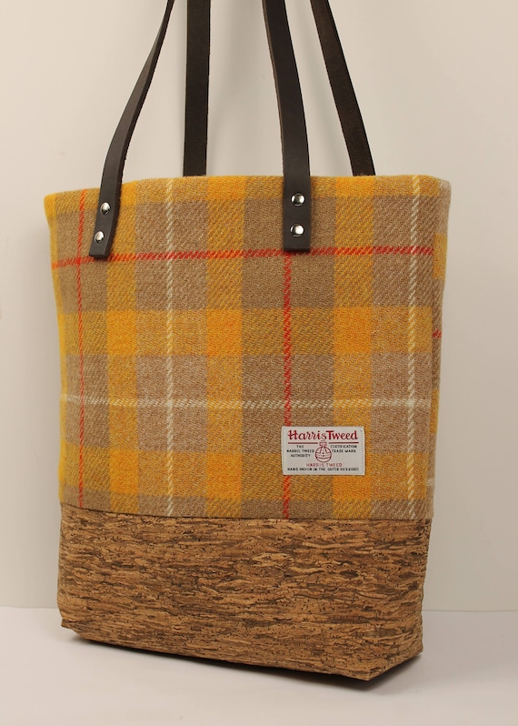 harris tweed tote bag