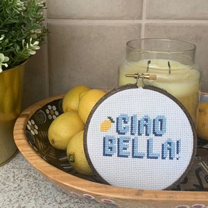 Ciao Bella! PDF Cross Stitch Pattern Download