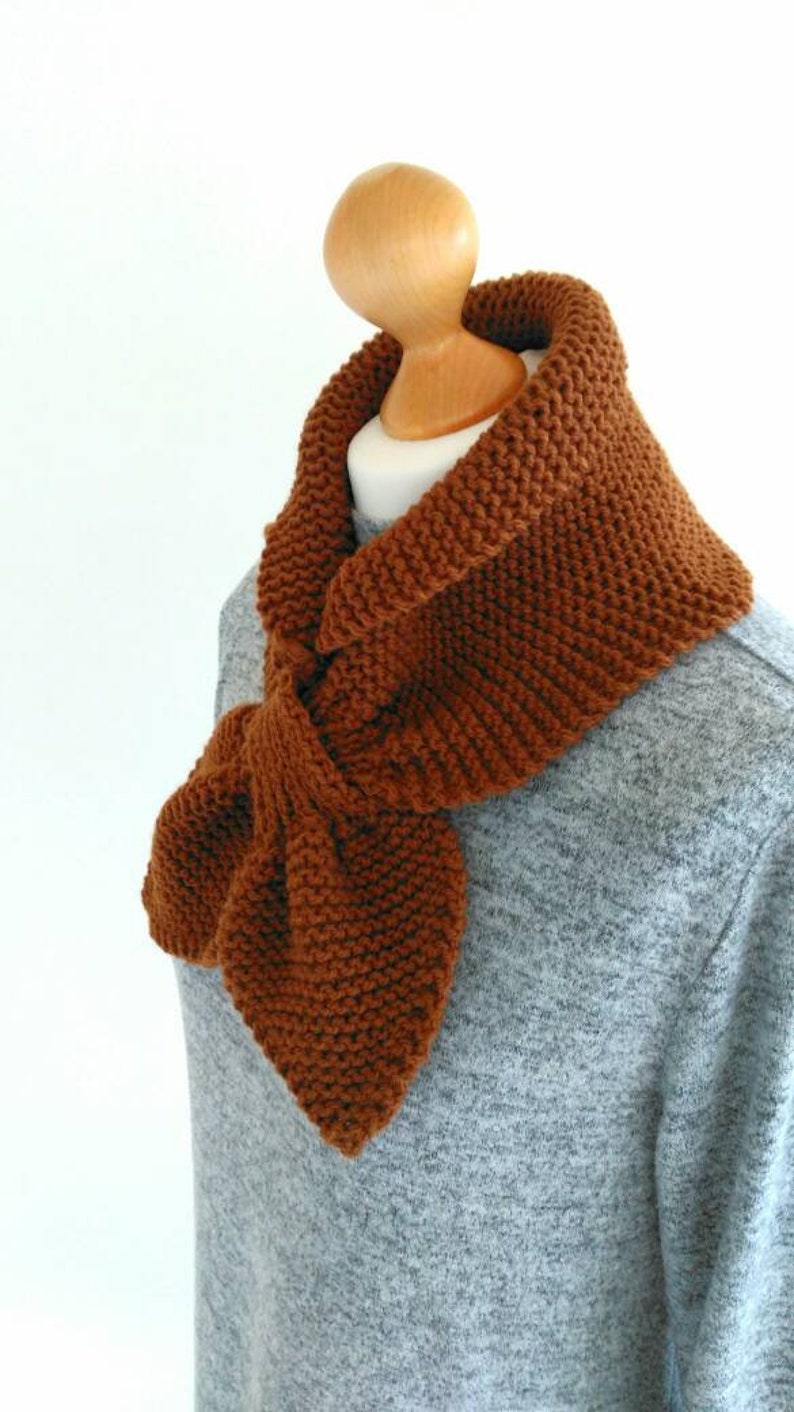 Gingerbread brown Tippet Scarf Miss Marple style scarf 40s Etsy