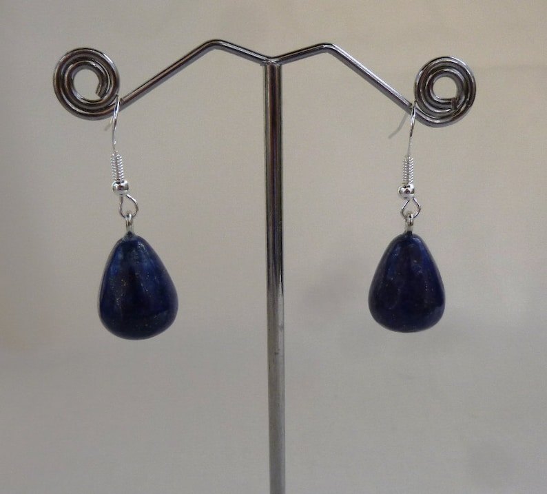 Lapis Lazuli Necklace /& Earrings Set December Present Healing Present Libra Present Silver Gift for Mum Gift for Friend