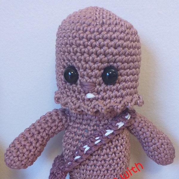 Hairy Space Monster Hero - Amigurumi - Crochet Pattern Only - US Terminology