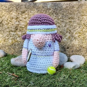 TENNIS GONK - Crochet Pattern Only - US Terminology  -  Amigurumi