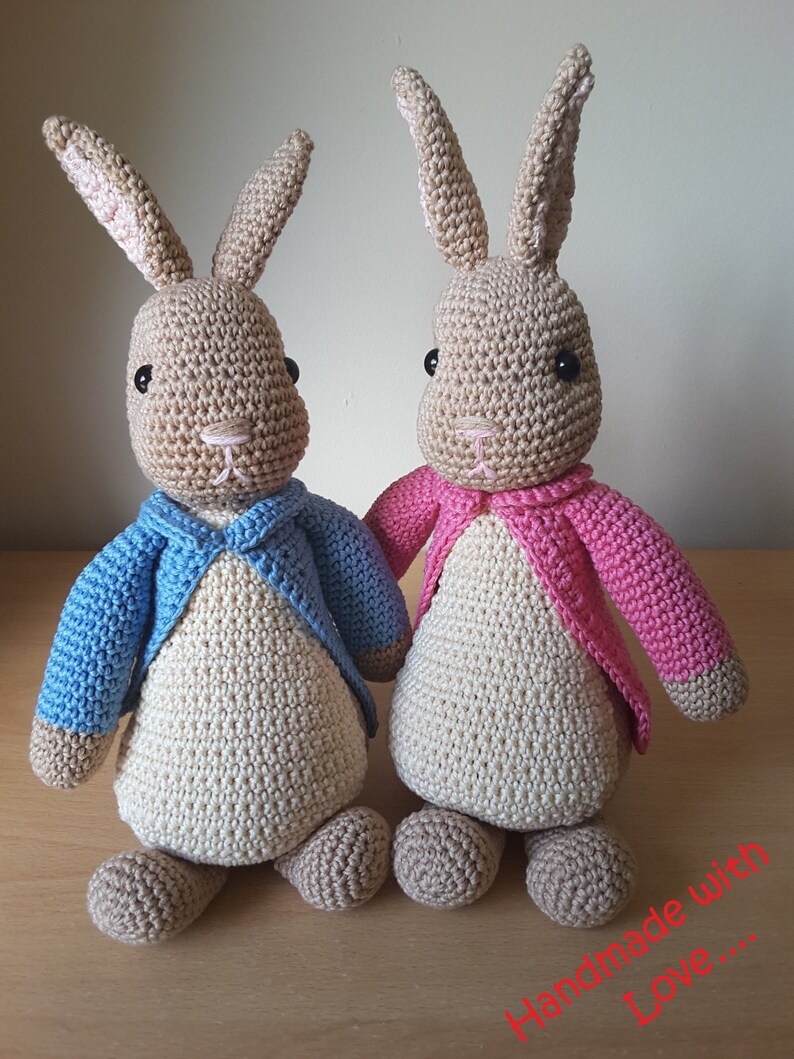 Peter the Rabbit Crochet Pattern Only Amigurumi US Etsy