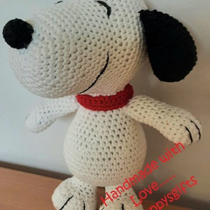 White Dog  - Amigurumi - Crochet Pattern Only - US terminology