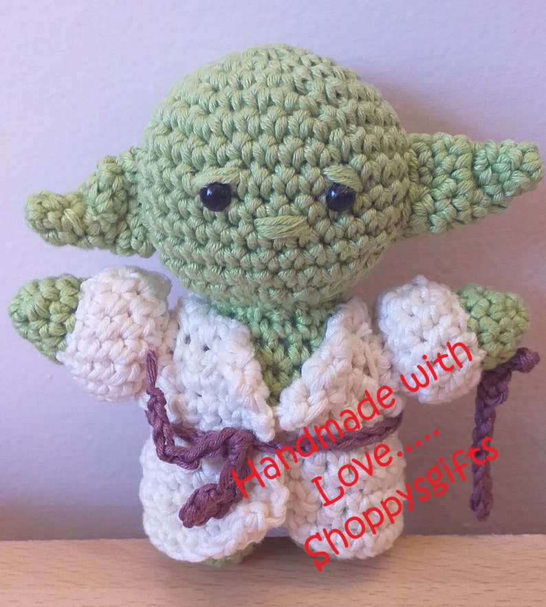 Crochet Pattern Only Amigurumi Star WarsDisney Inspired /'Yoda/' US Terminology