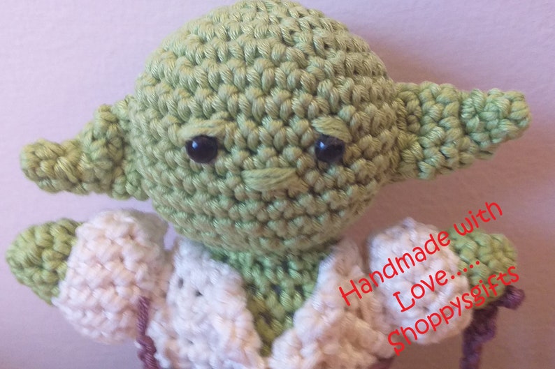 Crochet Pattern Only Amigurumi Star WarsDisney Inspired /'Yoda/' US Terminology