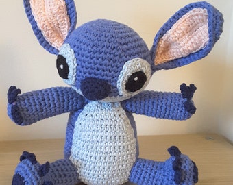 Blue Alien- Amigurumi - Crochet Pattern Only - US Terminology