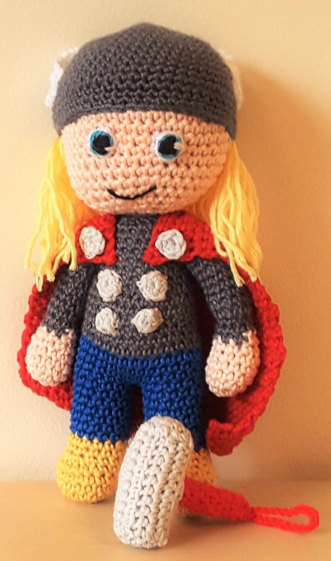 Super Hero Thor Son of Odin Amigurumi Crochet Pattern - Etsy