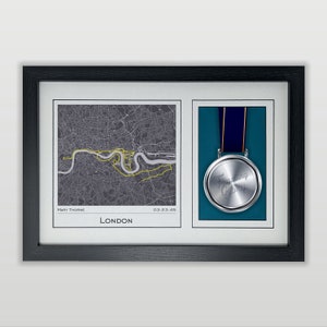 London Marathon Map Print London Marathon Gift for Runner image 2