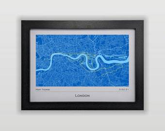 London Marathon Inc Virtual Finisher's Print Gifts for Runners - Marathon Gifts