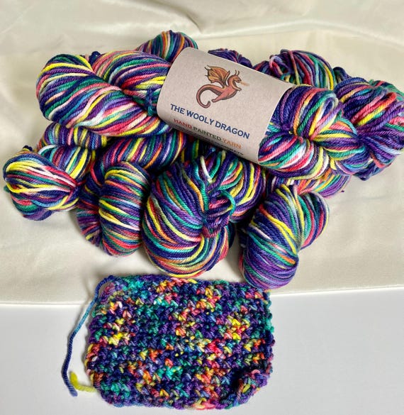 Calypso Worsted Merino Yarn- Hand Painted