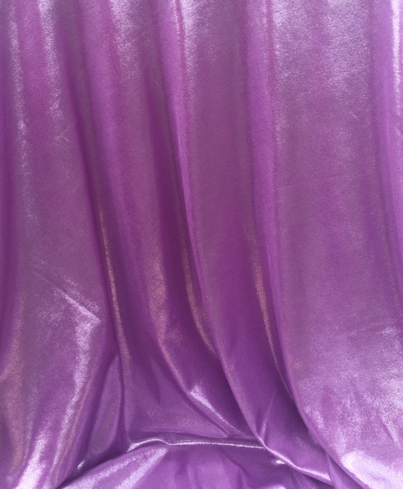 Icy Lavender Shimmer Fabric, Nylon/Lycra Dance Wear Knit, 56" wide, 1.33 yards long