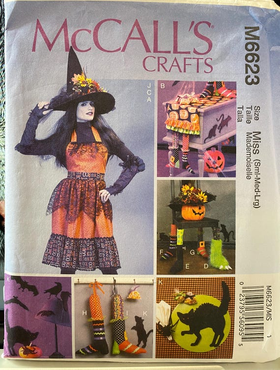 Costuming Pattern: McCalls 6623- Size S, M, L