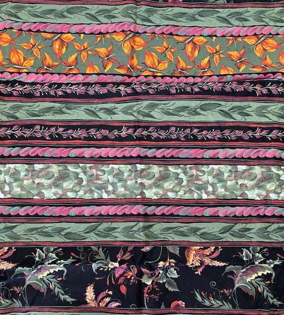 Border Fabric: Belle Meade/Donna Dewberry 2006 for Springs Global USA 41/42" wide by 1.5 yards- Sold as a piece