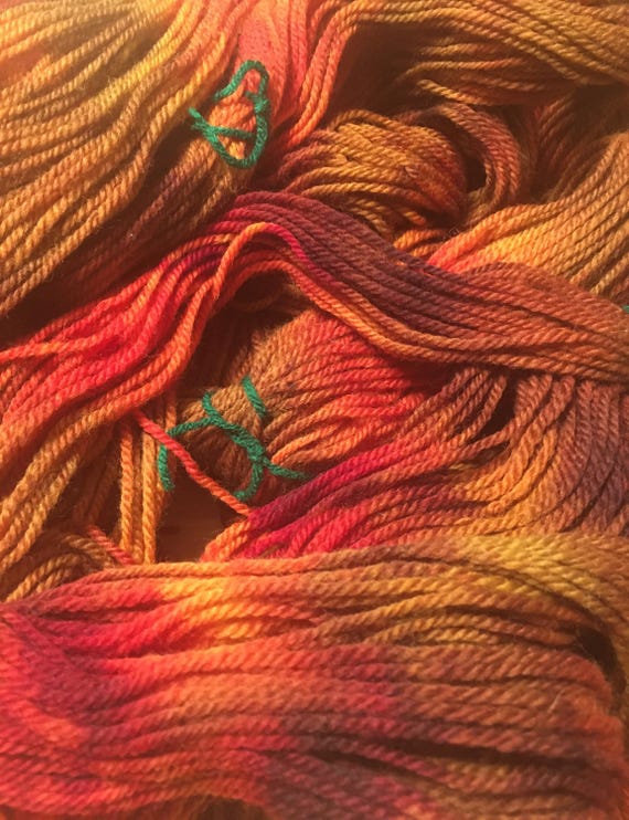 INDIAN SUMMER: 100% Worsted Wool Yarn