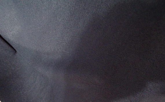 Vintage Solid Black Cotton Fabric: Very tight weave, 42" wide x 2.5 yard piece