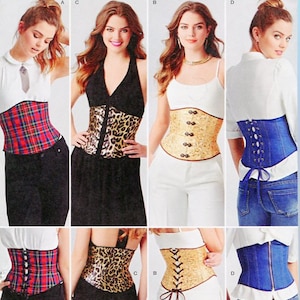 Simplicity Corset Pattern 8129 Designed by Andrea Schewe Sizes 14