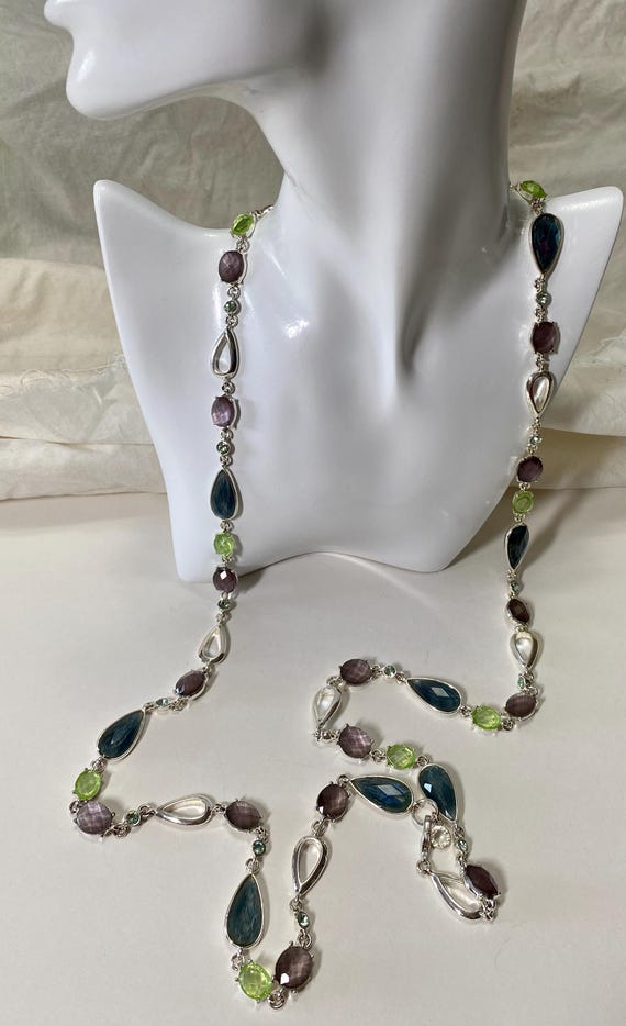 Anne Klein Vintage Necklace 42" long, Marked