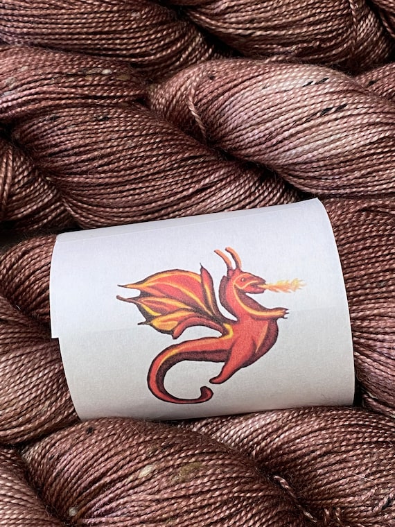 CHOCOLATE OPAL Fingering Weight Yarn: Silk/Mohair/Merino/Viscose- 4 Hanks available