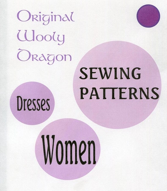 Women's Dresses Sewing Patterns Part 2.   Sold individually  Choose your favorite