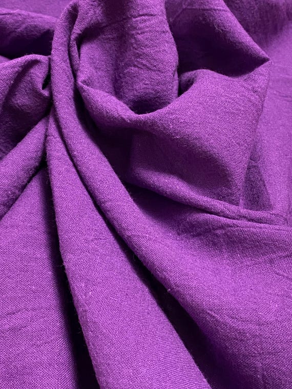 Purple Passion Woven Fabric: 58" x 41", Sold as a Piece