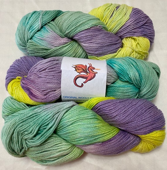 VERNAL EQUINOX Alpaca Yarn- Indie Hand Painted Baby Alpaca