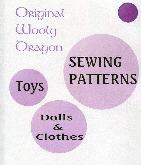 Toys, Dolls, Doll Clothes, Animals & Crafts Sewing Patterns