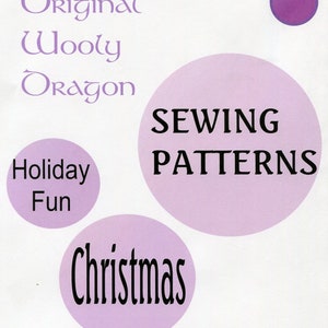 Patterns for Christmas Sewing.  Most OOP and Hard to Find.  Sold by single pattern.