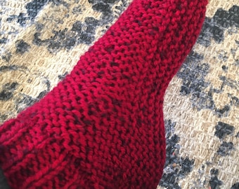 DIGITAL Bed Sock Pattern- Knitting