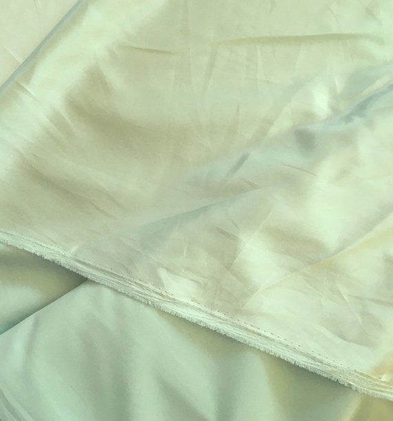 Lauren Hancock Stretch Satin in Light Mint 57/59" Wide Sold by the Yard