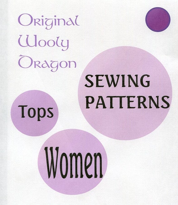 Women's Tops of all kinds Sewing Patterns.  Sold individually, Some very hard to find