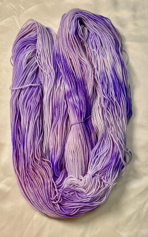 PURPLE RAIN Superwash Merino Yarn: Fingering/Sock Weight