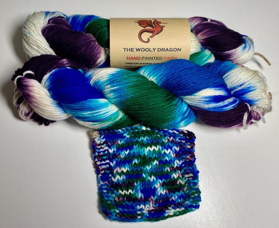 TIEDYED OCEAN DK Merino Yarn