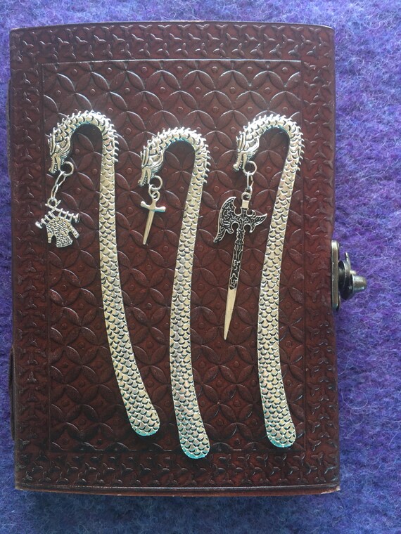 Silver Dragonhead Bookmarks