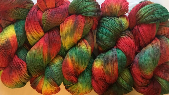RIO Laceweight Merino/Silk Yarn- 3 Hanks Available, Choose Quantity at Checkout