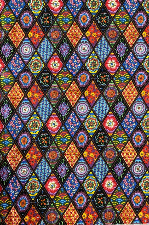 Arabesque by Fabri-Quilt Captivity Design: Sold by FQ, Cotton Fabric