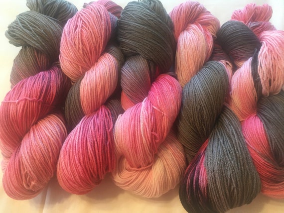 GOTHIC PRINCESS: Ultimate blend of Merino, Alpaca and Mulberry Silk Yarn- 5 Hanks Available, Choose Quantity at Checkout