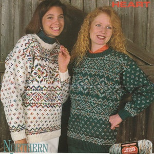 DIGITAL 2 Easy Holiday Sweater Patterns- Knitting