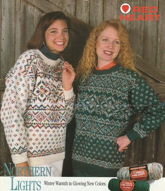 DIGITAL 2 Easy Holiday Sweater Patterns- Knitting